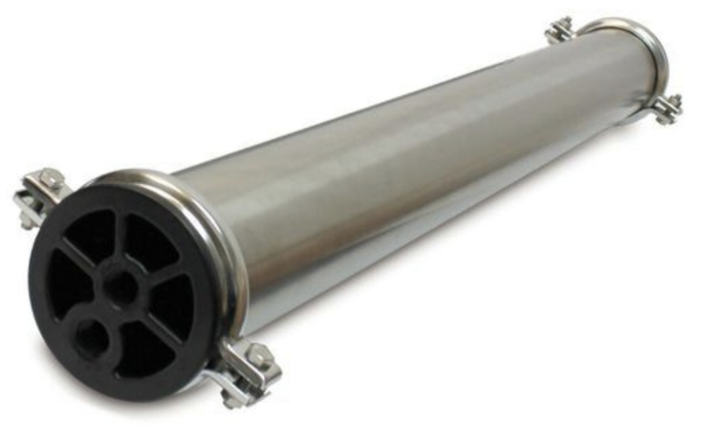 SS - Series 4" x 40" Stainless Steel Membrane Housing with 1/2" FMPT Ports - Core Water Systems, Inc.